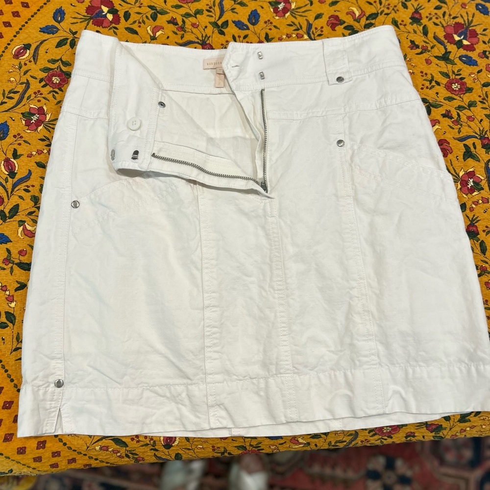 Rebecca Taylor White Mini Skirt